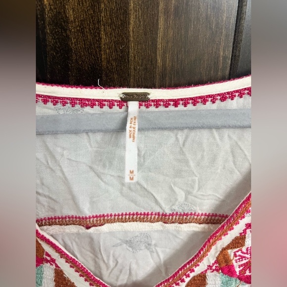 Free People Embroidered Boho Tunic Mini Dress 🖤 - Picture 5 of 10